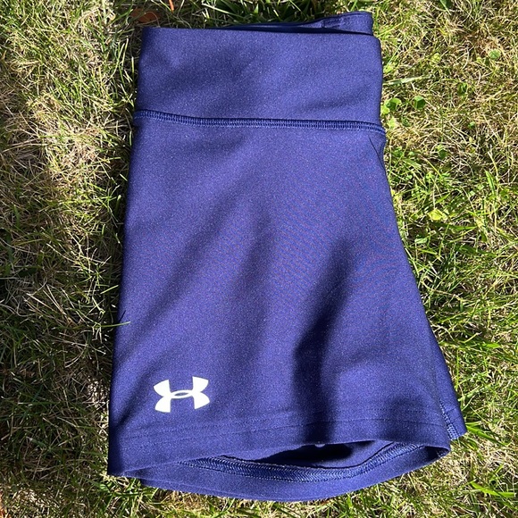 Women’s Under Armour 4” Navy Spandex - Picture 9 of 9